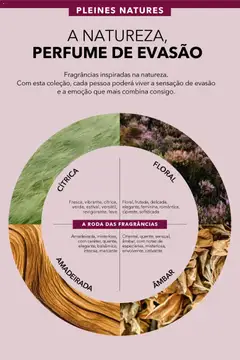 Pré-visualização A NATUREZA, PERFUME DE EVASÃO, Fragrâncias inspiradas na natureza. Com esta coleção, cada pessoa poderá viver a sensação de evasão e a emoção que mais combina consigo. válido de 30.01.2026 | Página: 4