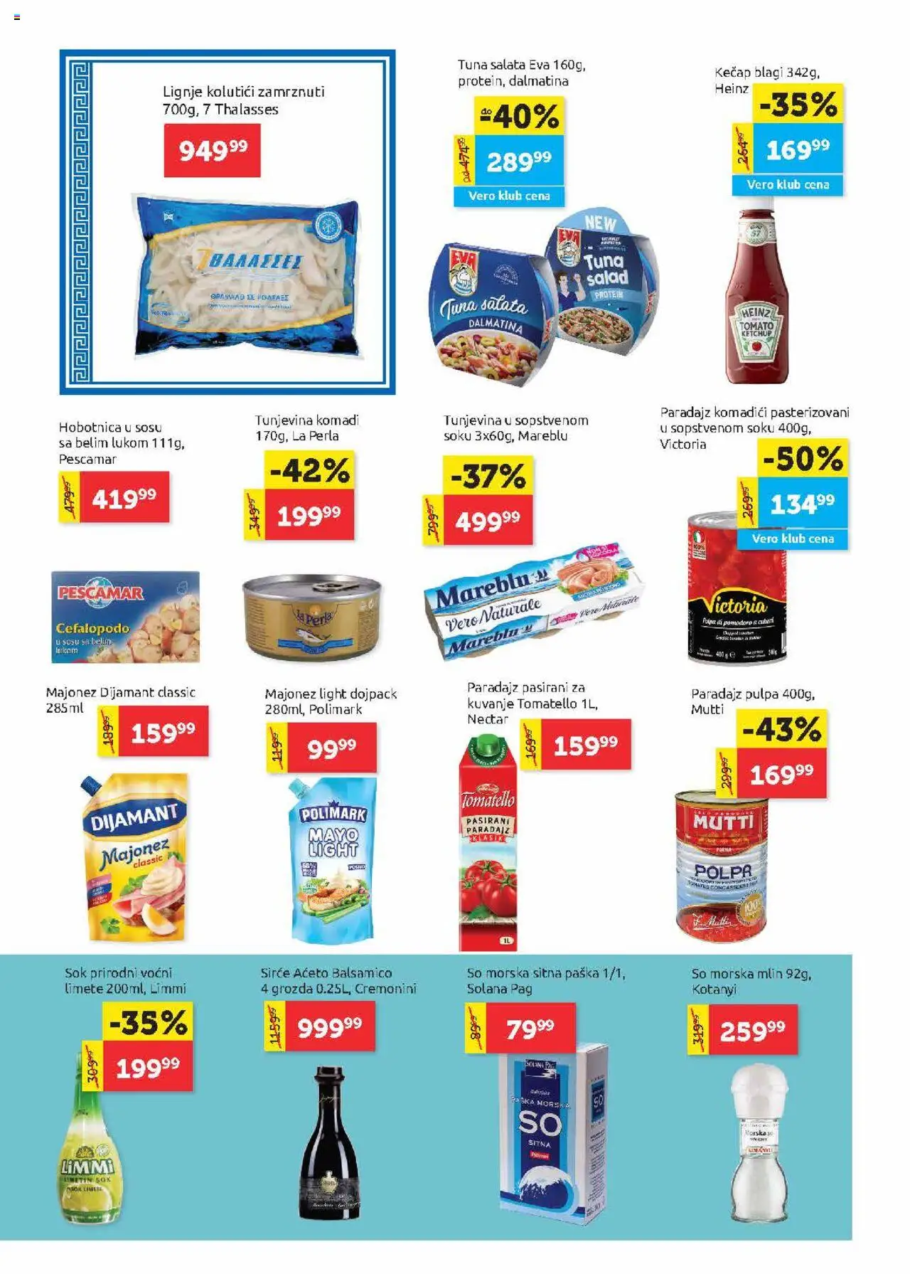 SuperVERO katalog - važi od 21.08.2025 | Strana: 8 | Proizvode: Majonez, Protein, Hobotnica, Sok