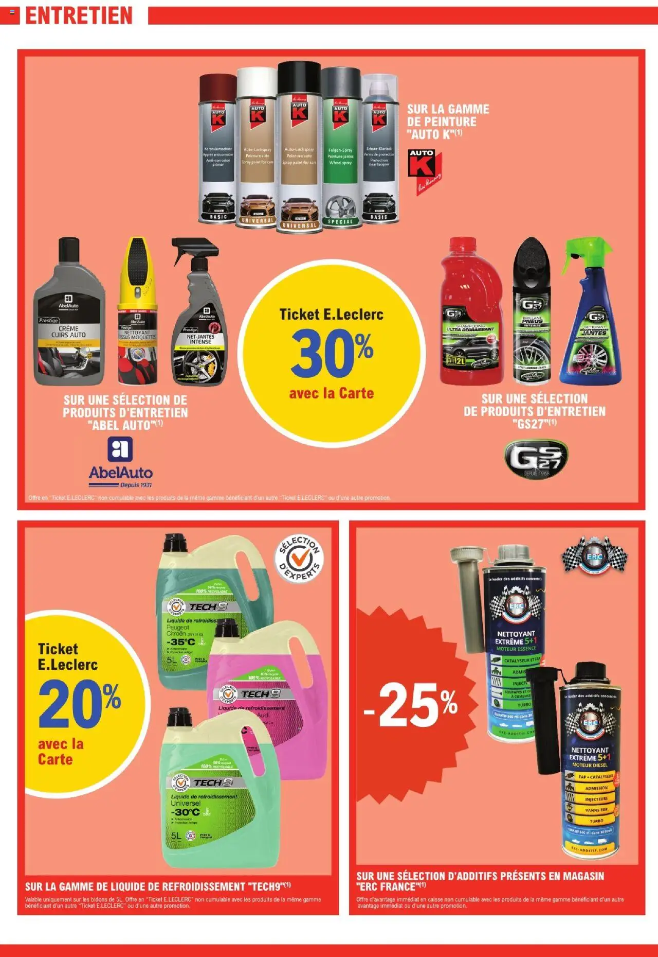  | Page: 5 | Produits: Pneus, Liquide de refroidissement, Crème