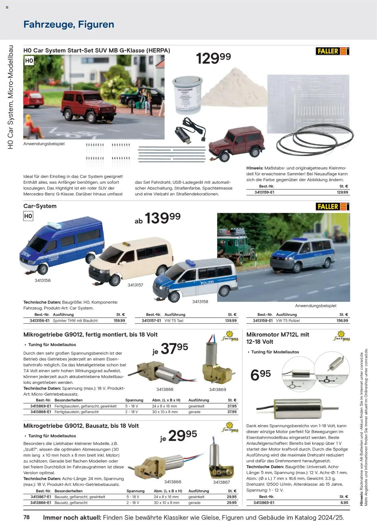Conrad  Modellbahn Katalog – gültig ab 25.08.2025 | Seite: 80 | Produkte: Gewicht