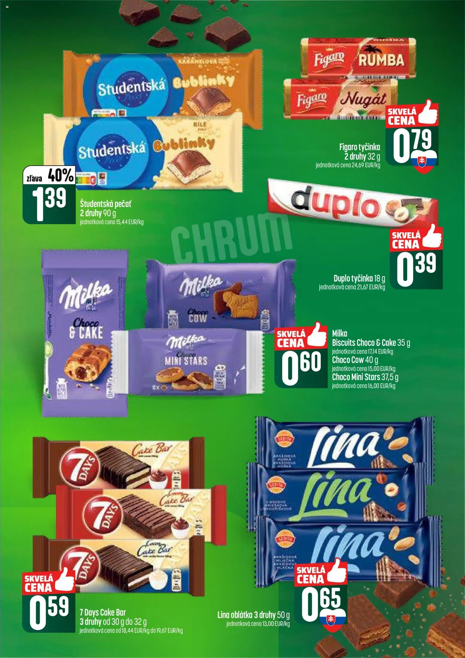 Nové COOP Jednota akcie – leták je platný od 19.02.2026 | Strana: 41 | Produkty: Študentská pečať, Milka