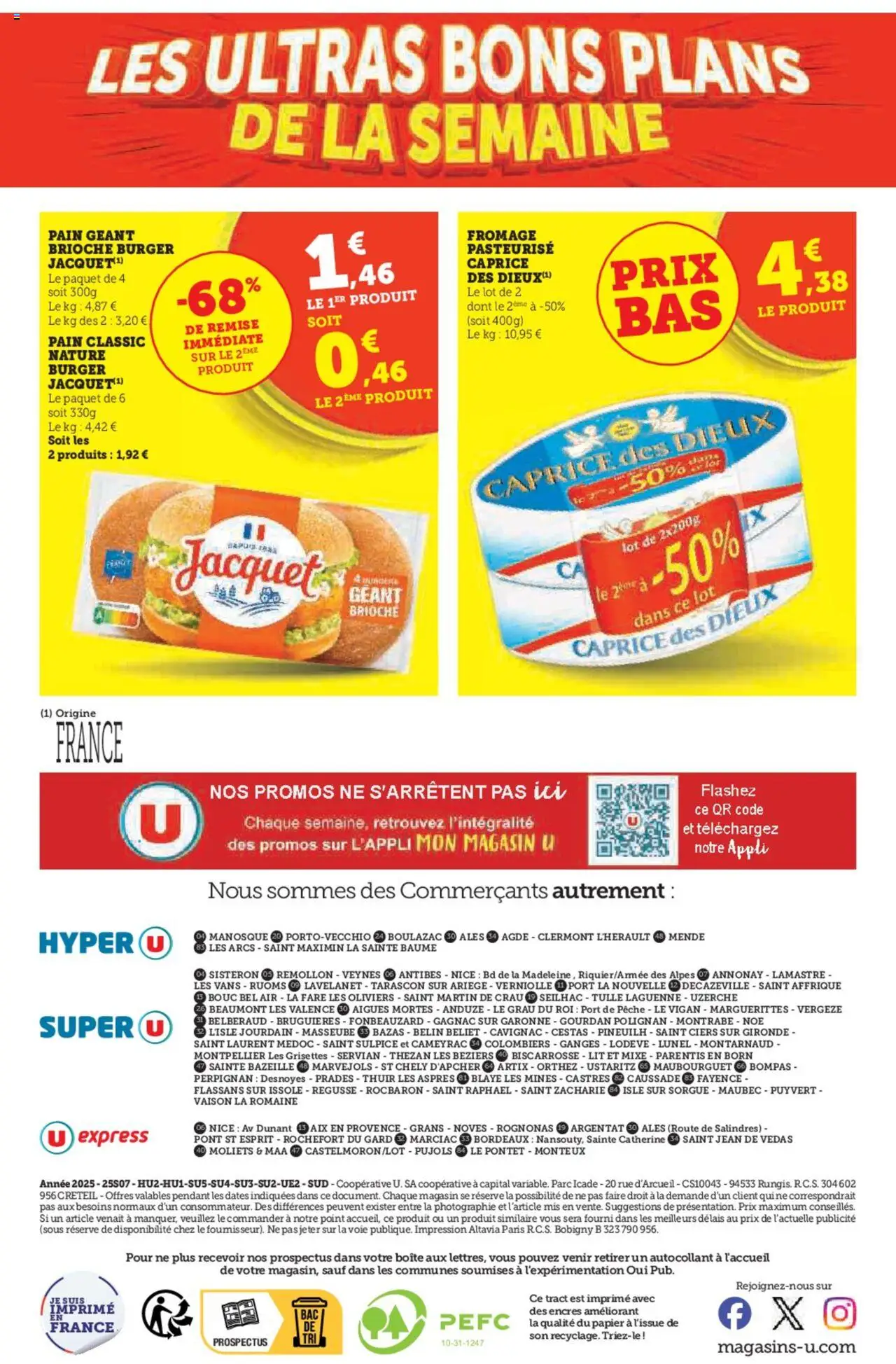  | Page: 16 | Produits: Arcs, Pêche, Caprice des dieux, Fromage