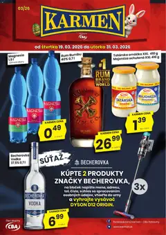 KARMEN CBA leták platný od 19.03.2026