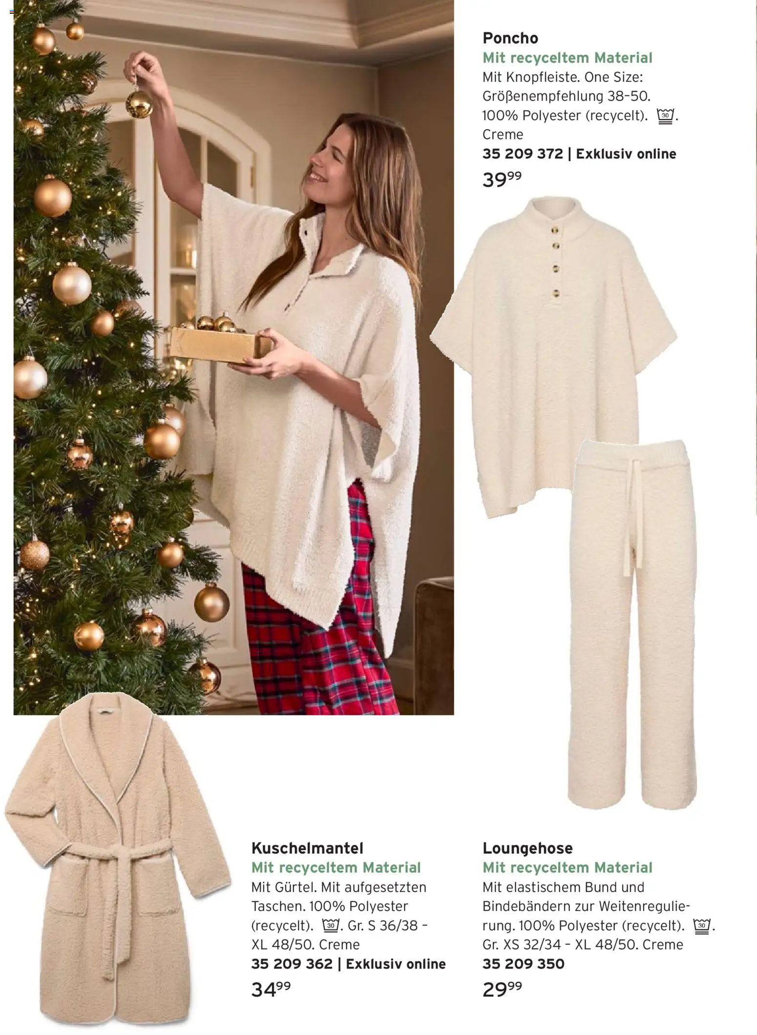 Prospekt Tchibo Kuschelfreude – gültig ab 12.11.2025 | Seite: 28 | Produkte: Poncho, Creme