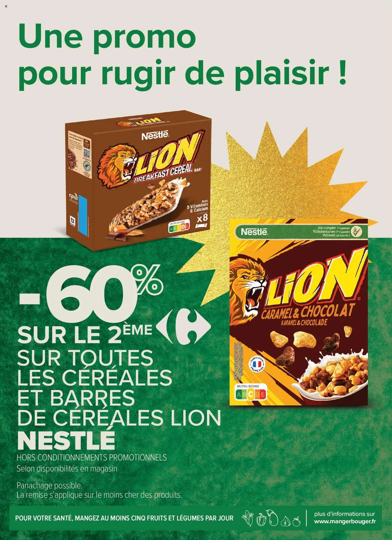 {H1} | Page: 14 | Produits: Chocolat, Céréales