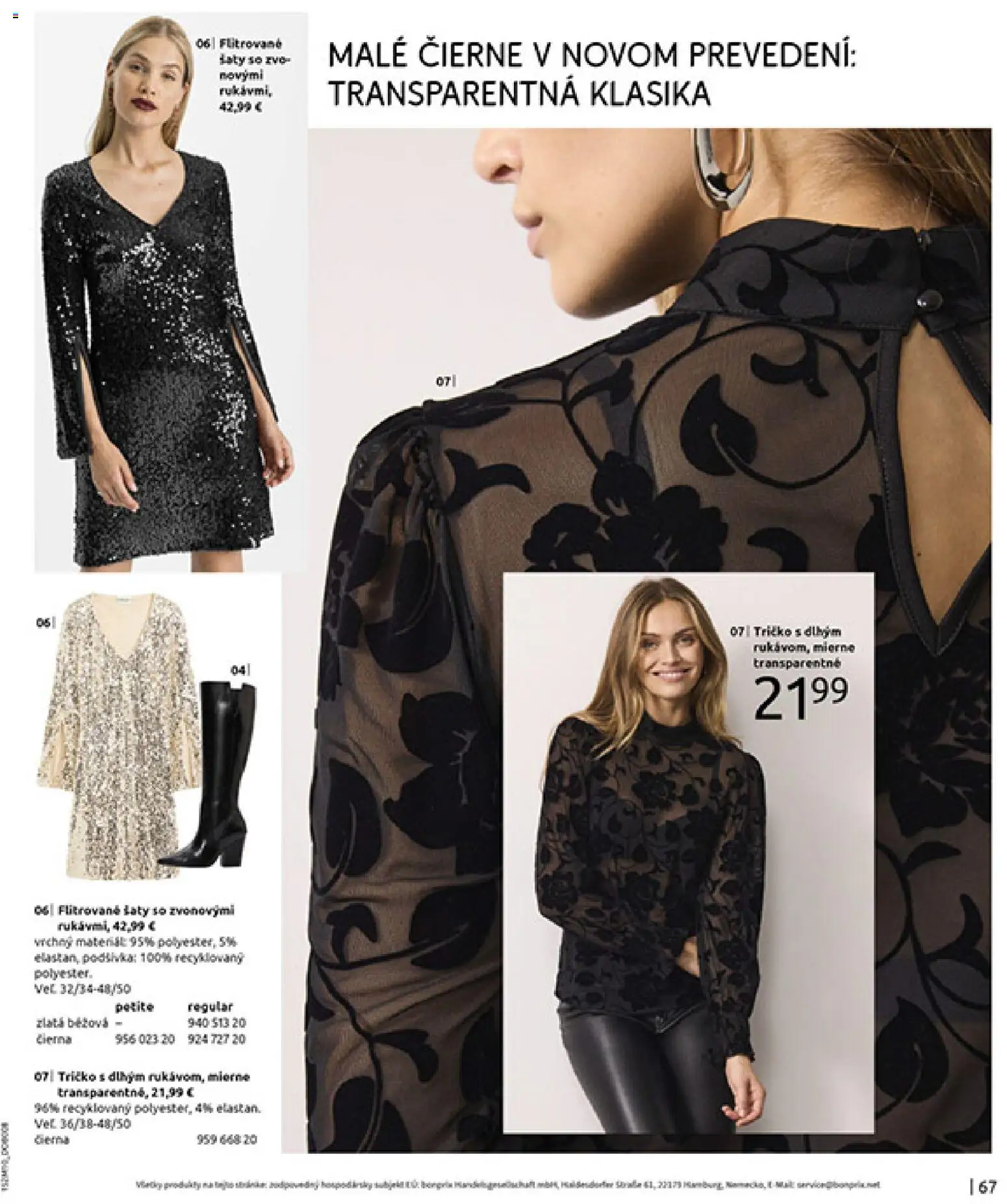 Nové Bonprix akcie – leták je platný od 24.11.2025 | Strana: 69 | Produkty: Tričko