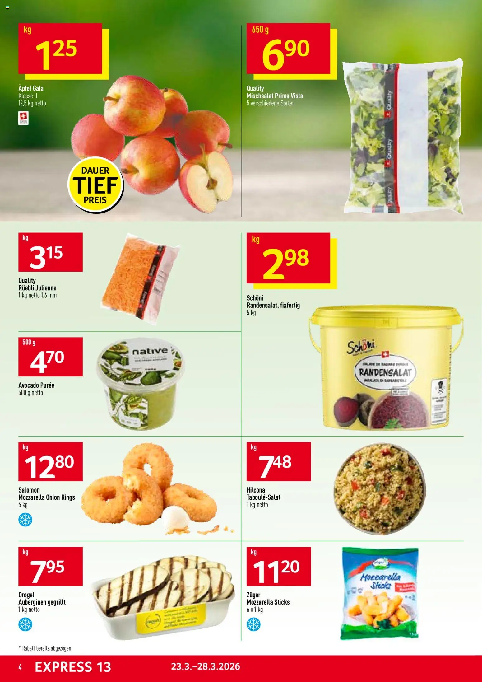 Prodega aktionen – gültig ab 23.03.2026 | Seite: 4 | Produkte: Äpfel, Avocado