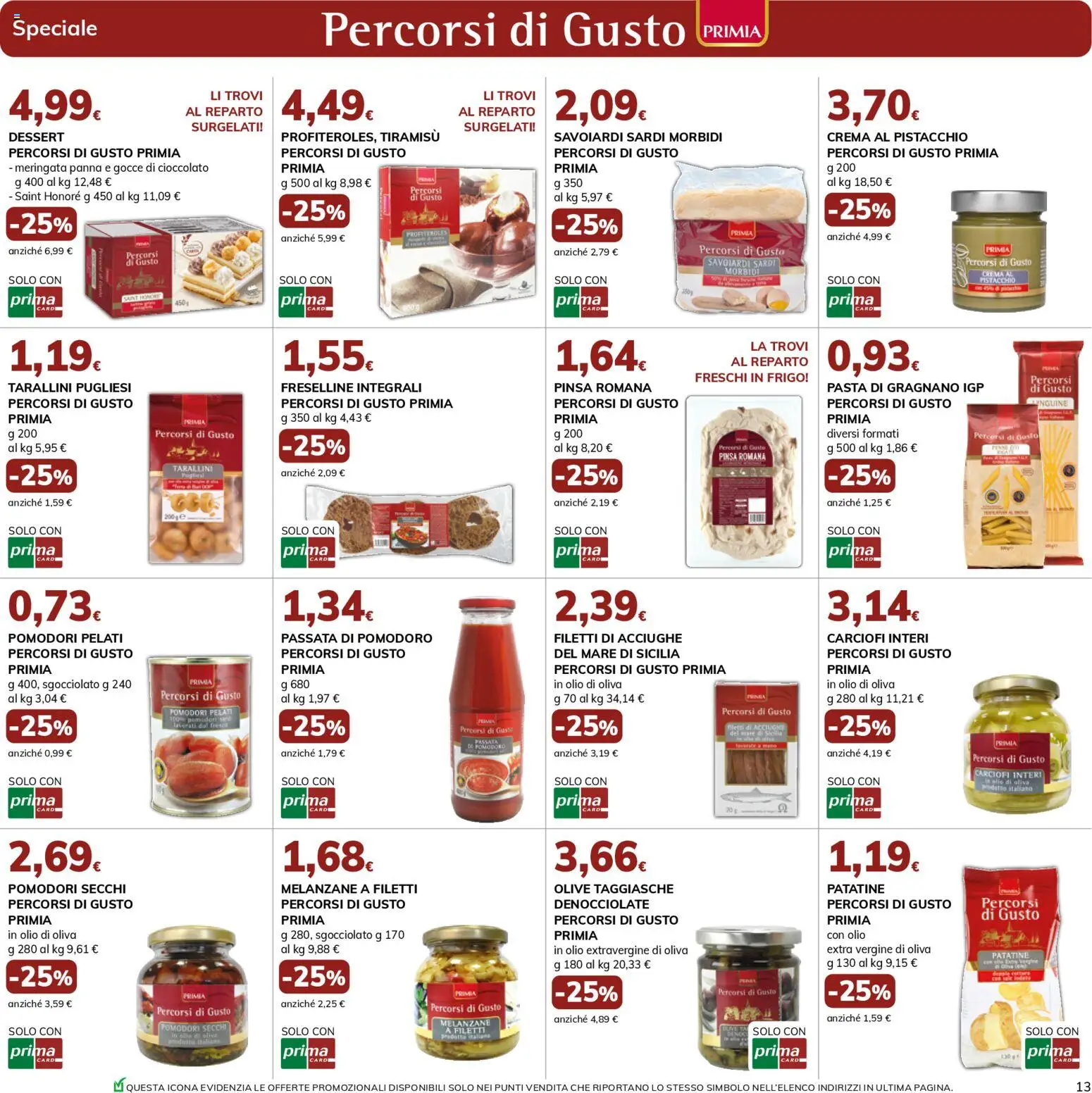 Volantino Basko del 24.03.2026 | Pagina: 13 | Prodotti: Patatine, Pasta, Carciofi, Acciughe