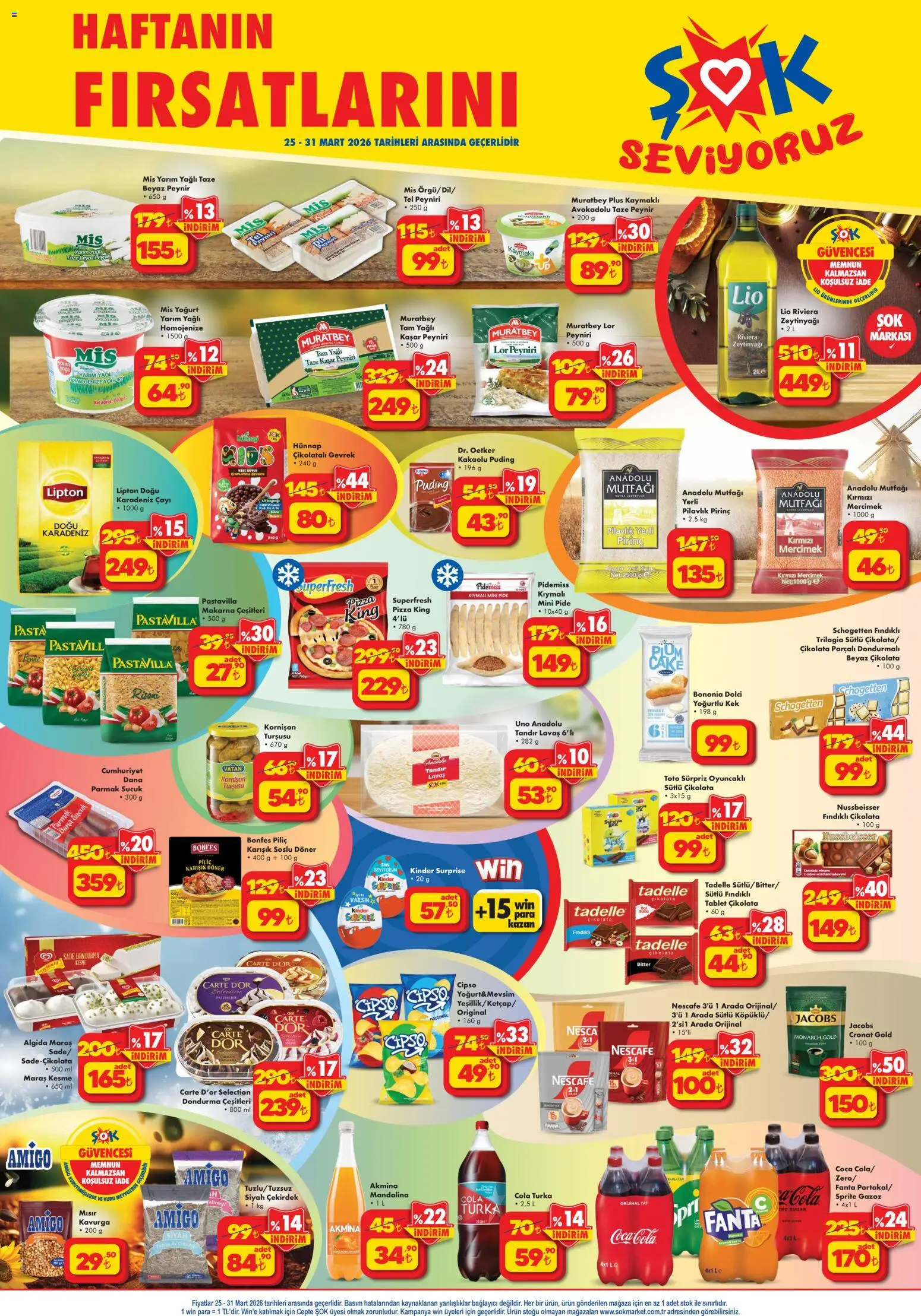 Şok Market Katalog - 25.03.2026 tarihinden itibaren geçerlidir | Sayfa: 1