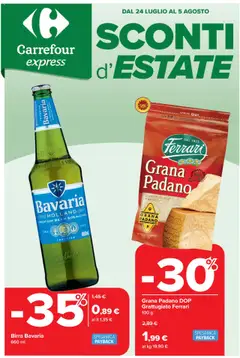 Anteprima del volantino Carrefour Express catalogo valido a partire dal 24.07.2025