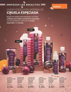 Gel de Ducha Ciruela Especiada, Shower gel with spiced plum and spiced orange scent. │ válido desde el 01.10.2025 | Página: 227