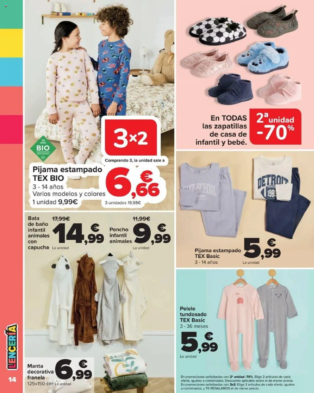 Carrefour - Vuelta al Cole Textil │ válido desde el 18.08.2025 | Página: 14 | Productos: Zapatillas, Té, Manta, Baño
