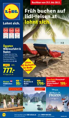 Lidl Februar Reise - Highlights ab 30.01.2026 gültig