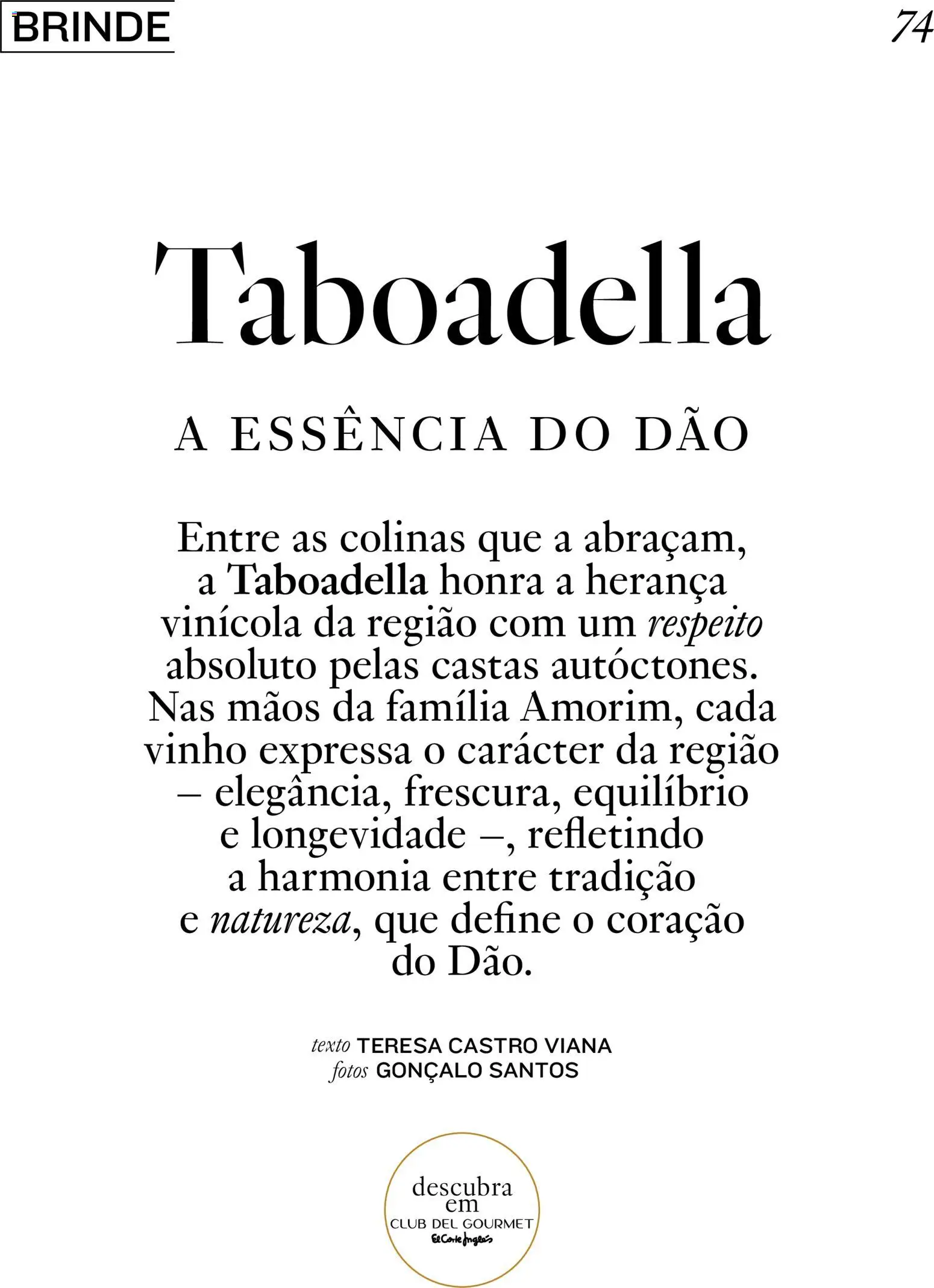 El Corte Ingles folheto │ válido de 26.11.2025 | Página: 74 | Produtos: Vinho