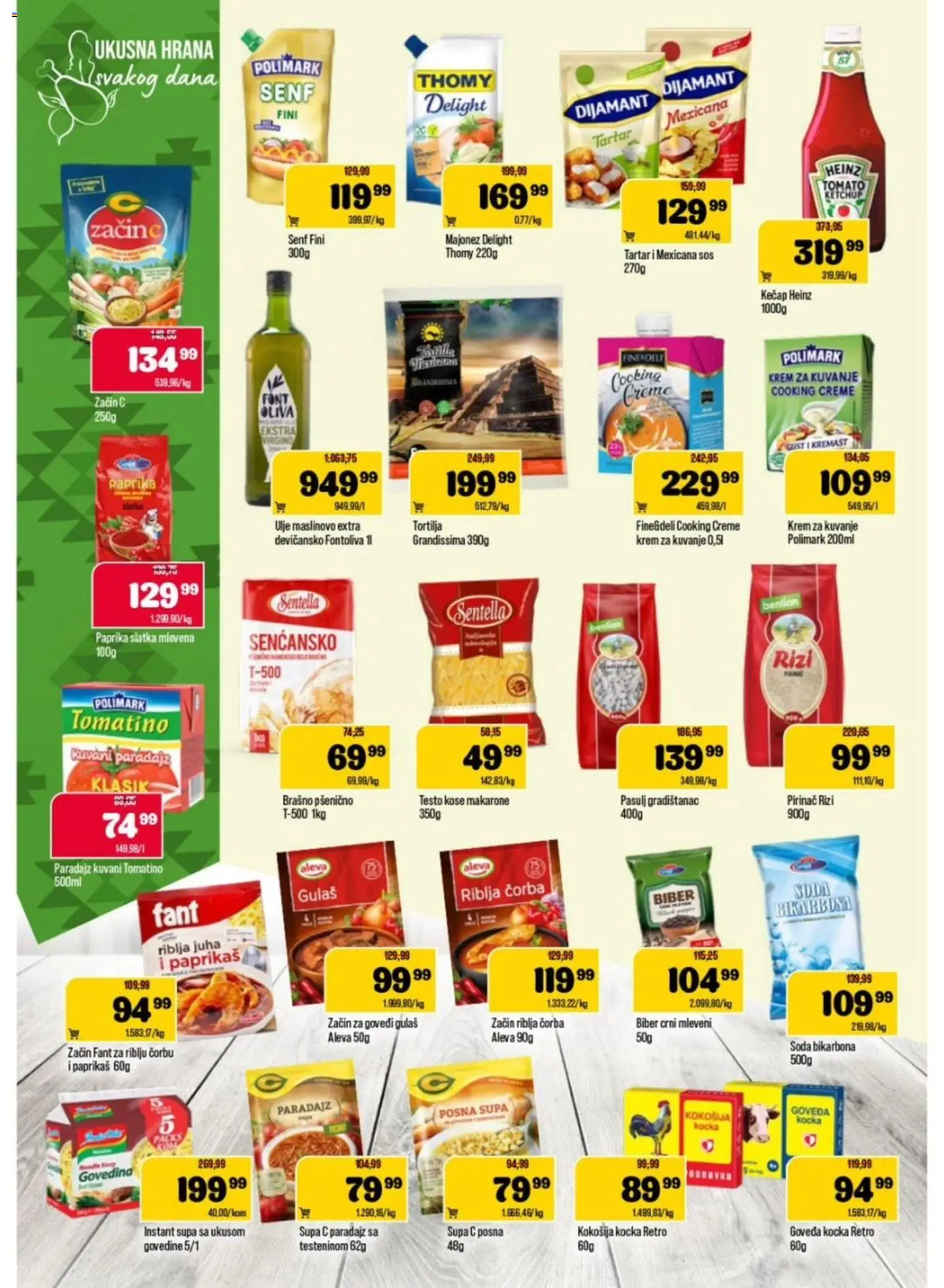 Podunavlje katalog - važi od 11.03.2026 | Strana: 6 | Proizvode: Pasulj, Paprika, Sos, Paradajz