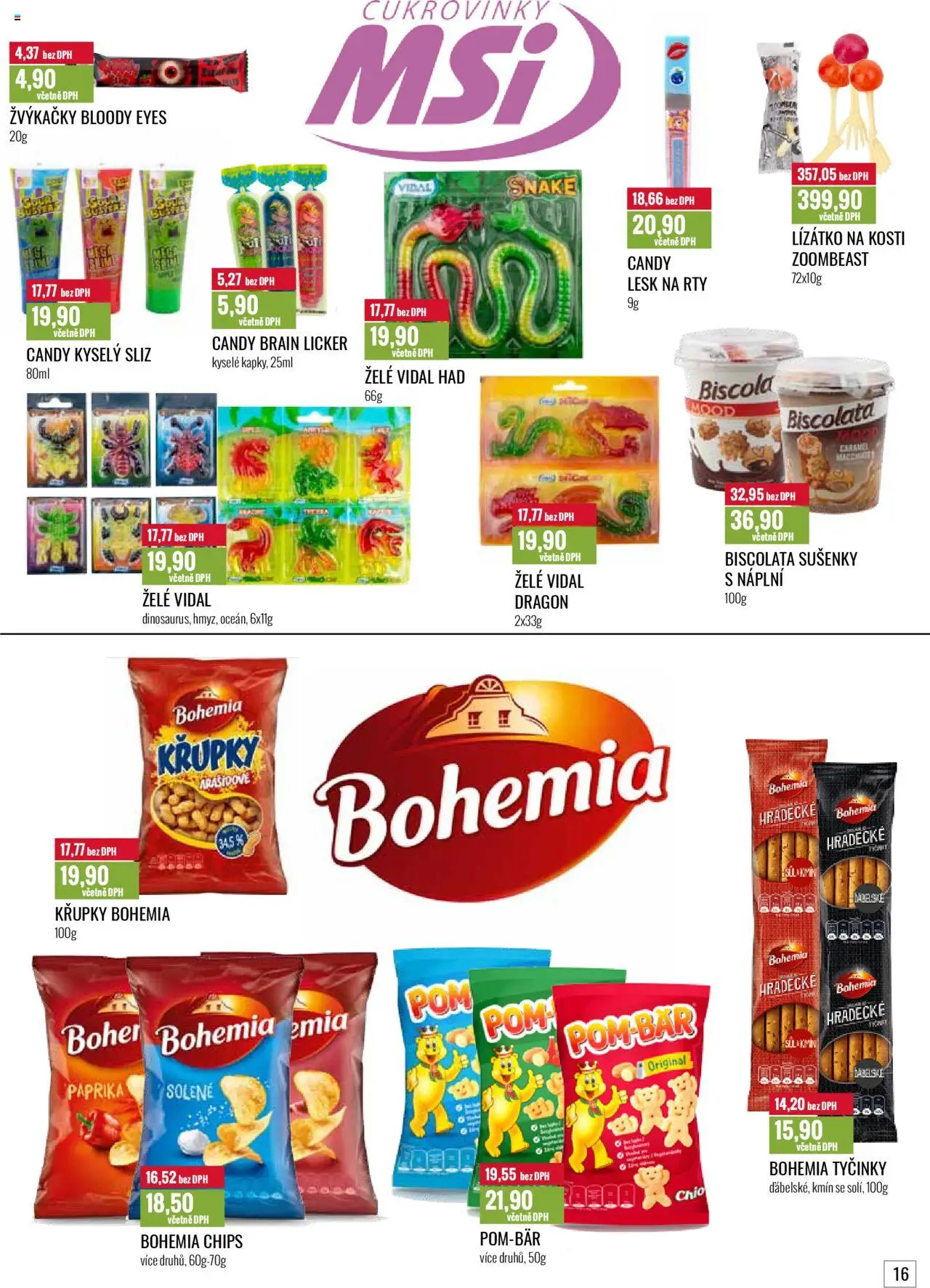 Ratio leták od 01.10.2025 | Strana: 17 | Produkty: Tyčinky, Paprika, Bohemia chips, Lesk na rty