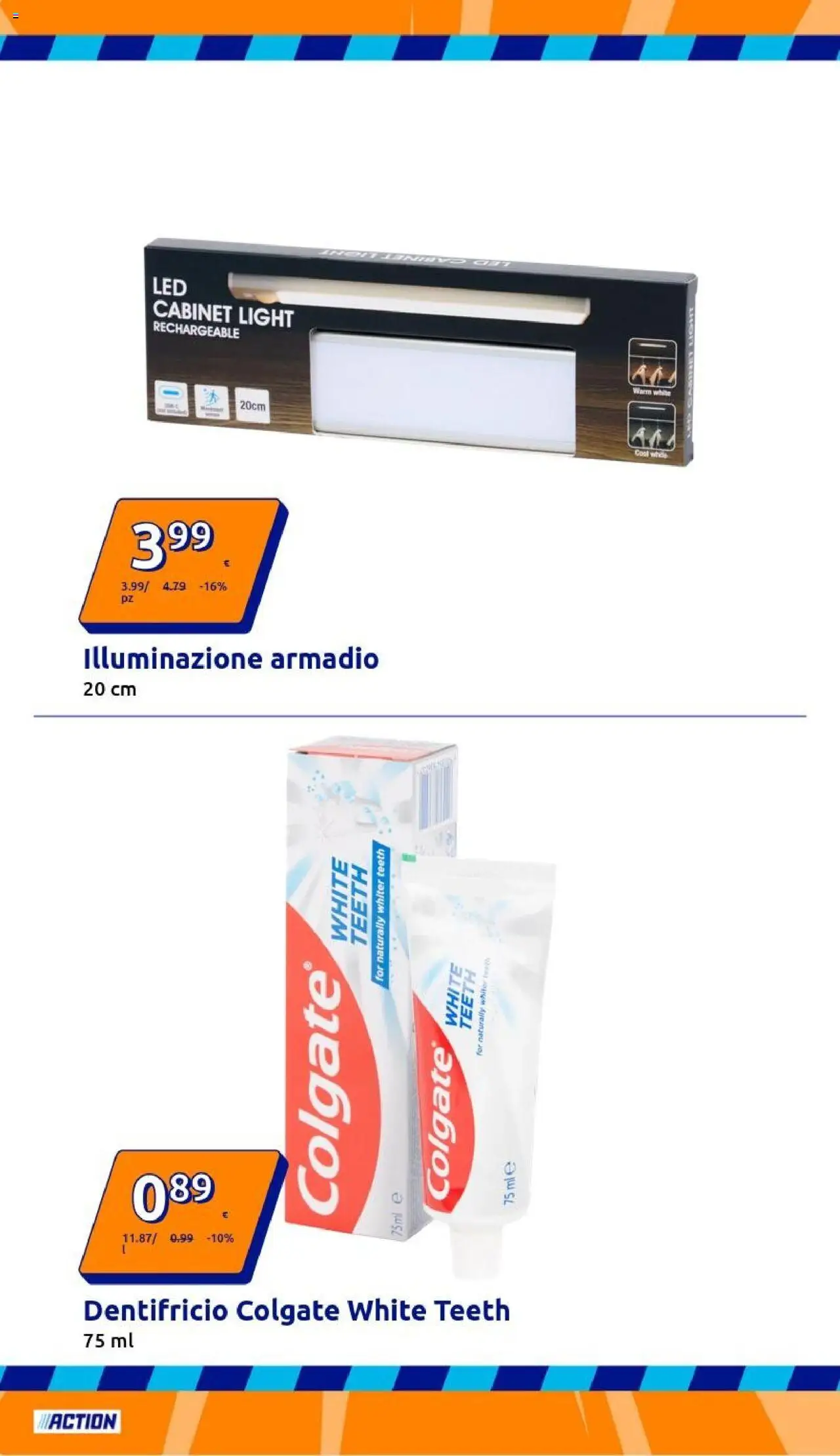 Volantino Action del 01.10.2025 | Pagina: 4 | Prodotti: Dentifricio, Armadio