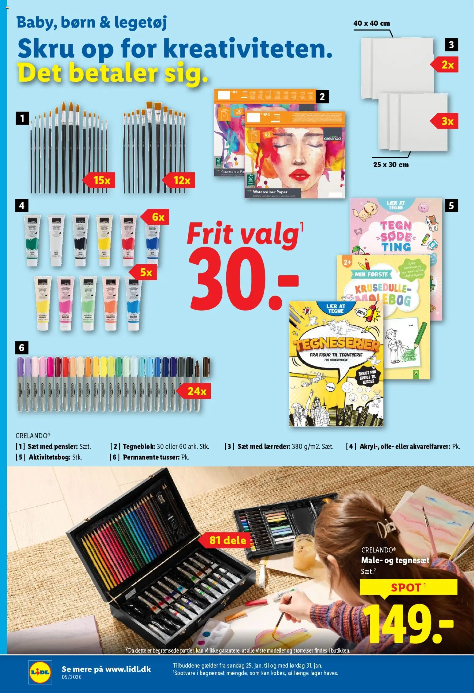 Lidl tilbudsavis – gyldig fra 29.01.2026 | Side: 36 | Produkter: Olie, Søm, Pensler