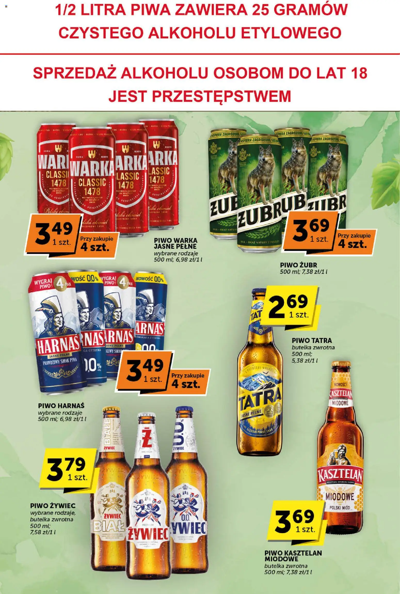 Groszek Gazetka - Katalog od 22.01.2026 | Strona: 26 | Produkty: Miód, Warka, Piwo Warka, Piwo