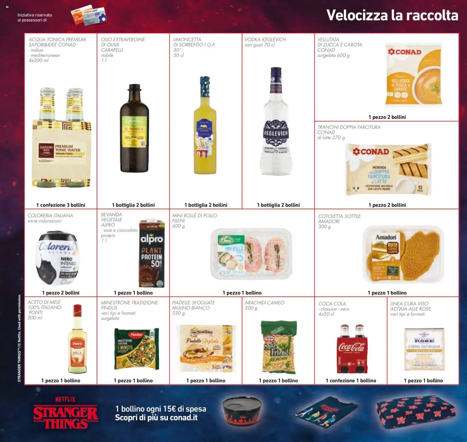 Volantino Conad del 15.12.2025 | Pagina: 46 | Prodotti: Crema, Cioccolato, Carote, Zucca