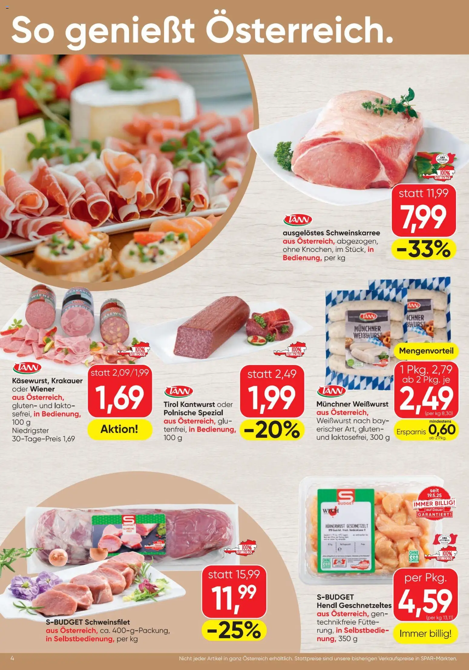 Spar Flugblatt gültig ab 13.11.2025 | Seite: 4