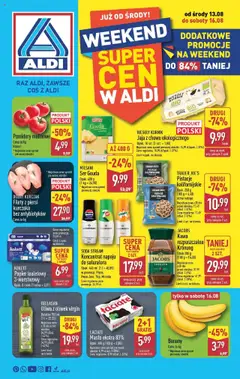 Pogląd oferty "Aldi Gazetka - Okazje na weekend" - ważna od 13.08.2025