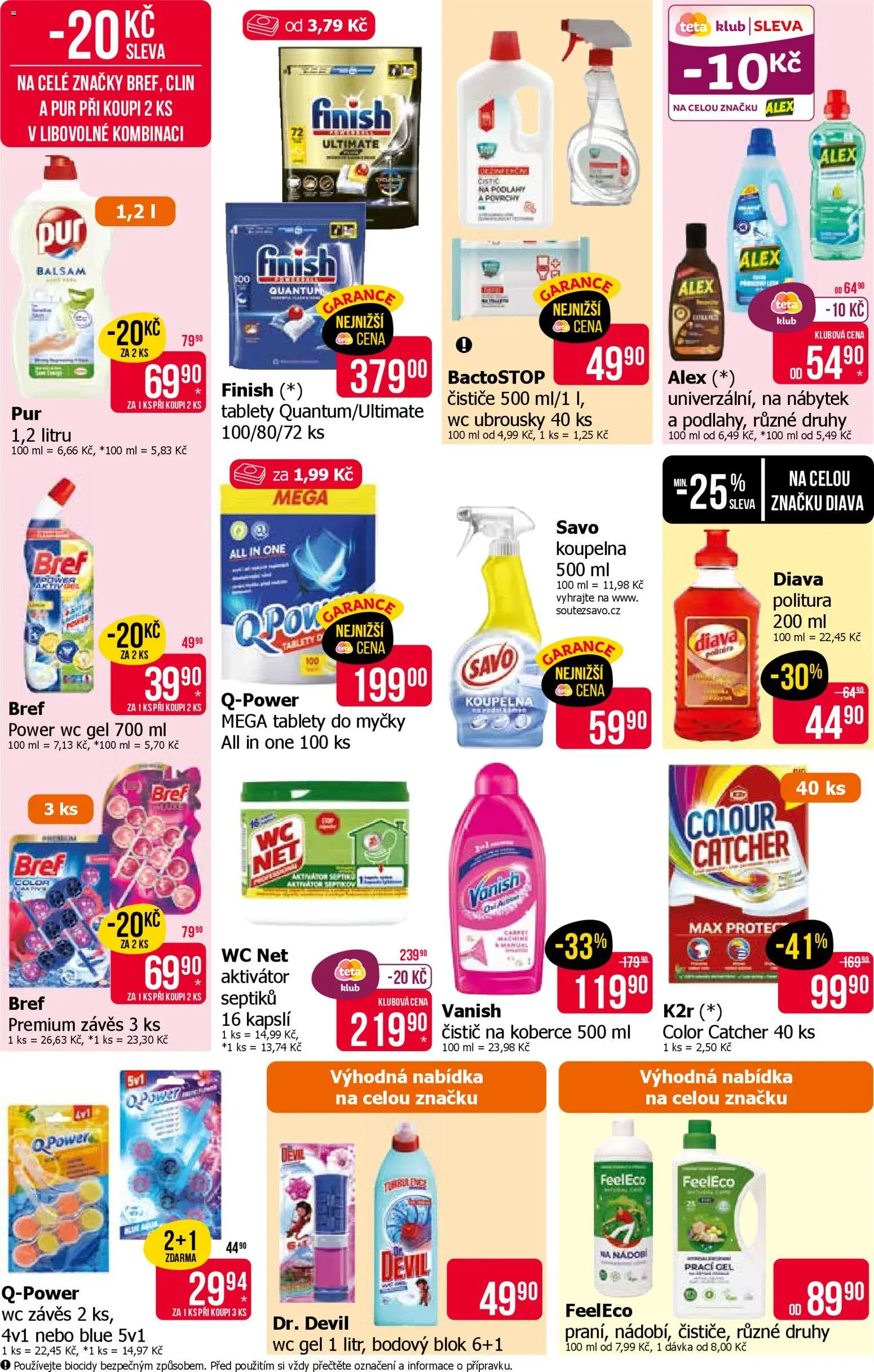 TETA Drogerie leták od 26.03.2026 | Strana: 18 | Produkty: Finish, Nábytek, Koupelna, Vanish