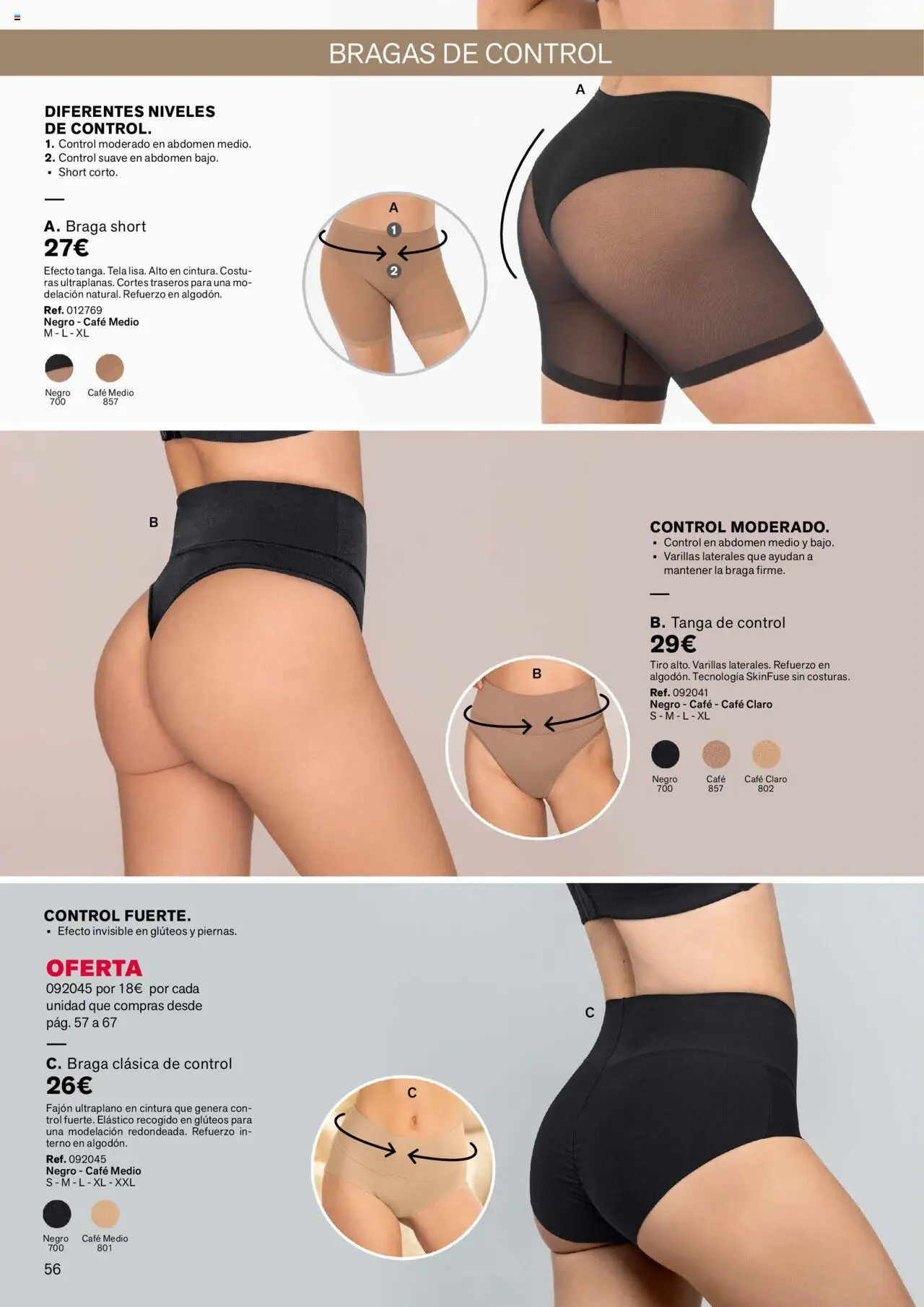 Leonisa folleto │ válido desde el 01.07.2025 | Página: 58 | Productos: Bragas, Café, Braga