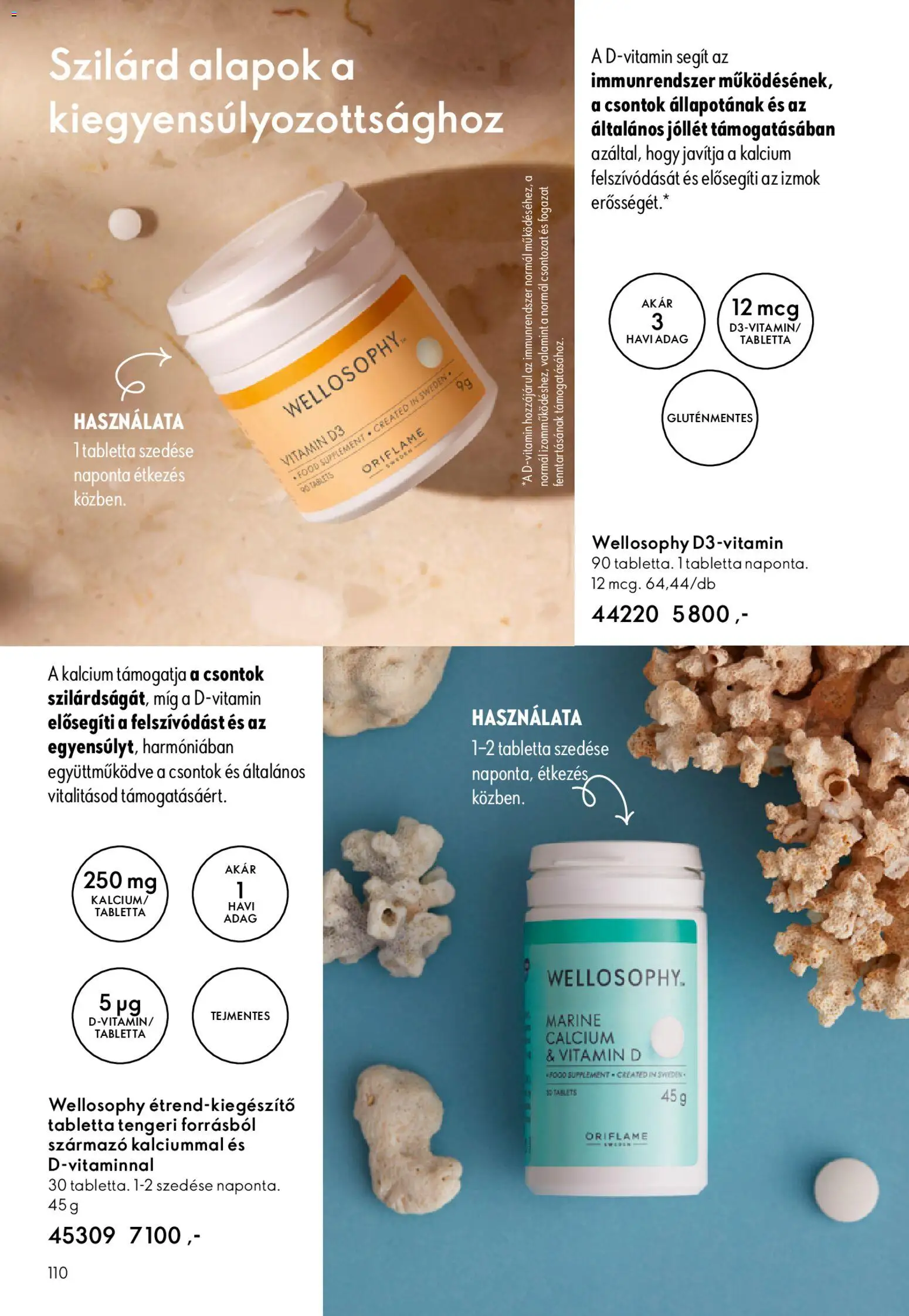 Oriflame akciós ujság - amely érvényes a következő dátumtól: 15.04.2026 | Oldal: 110 | Termékek: Vitamin d, Gluténmentes