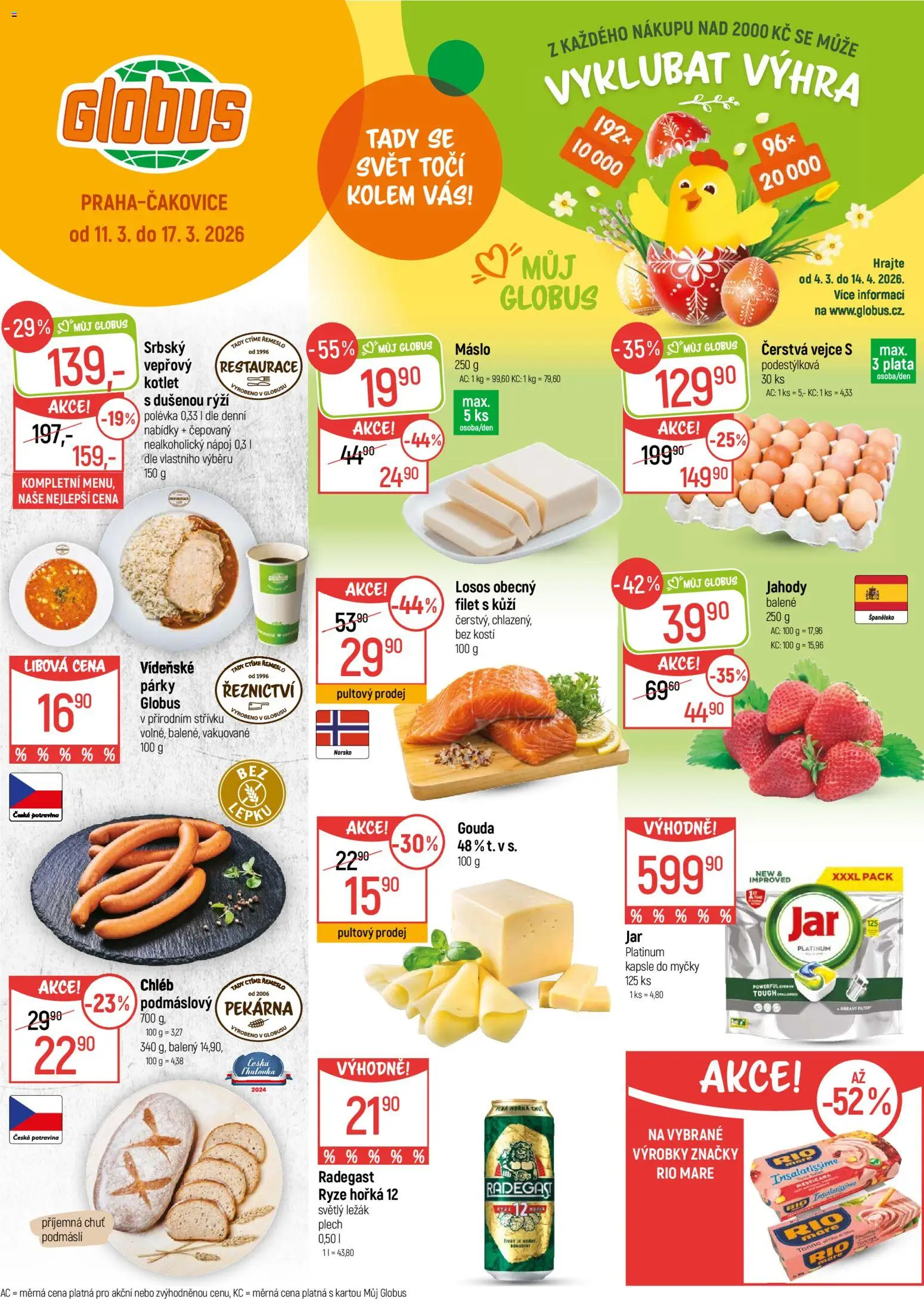 Globus leták - Praha Čakovice od 11.03.2026 | Strana: 1