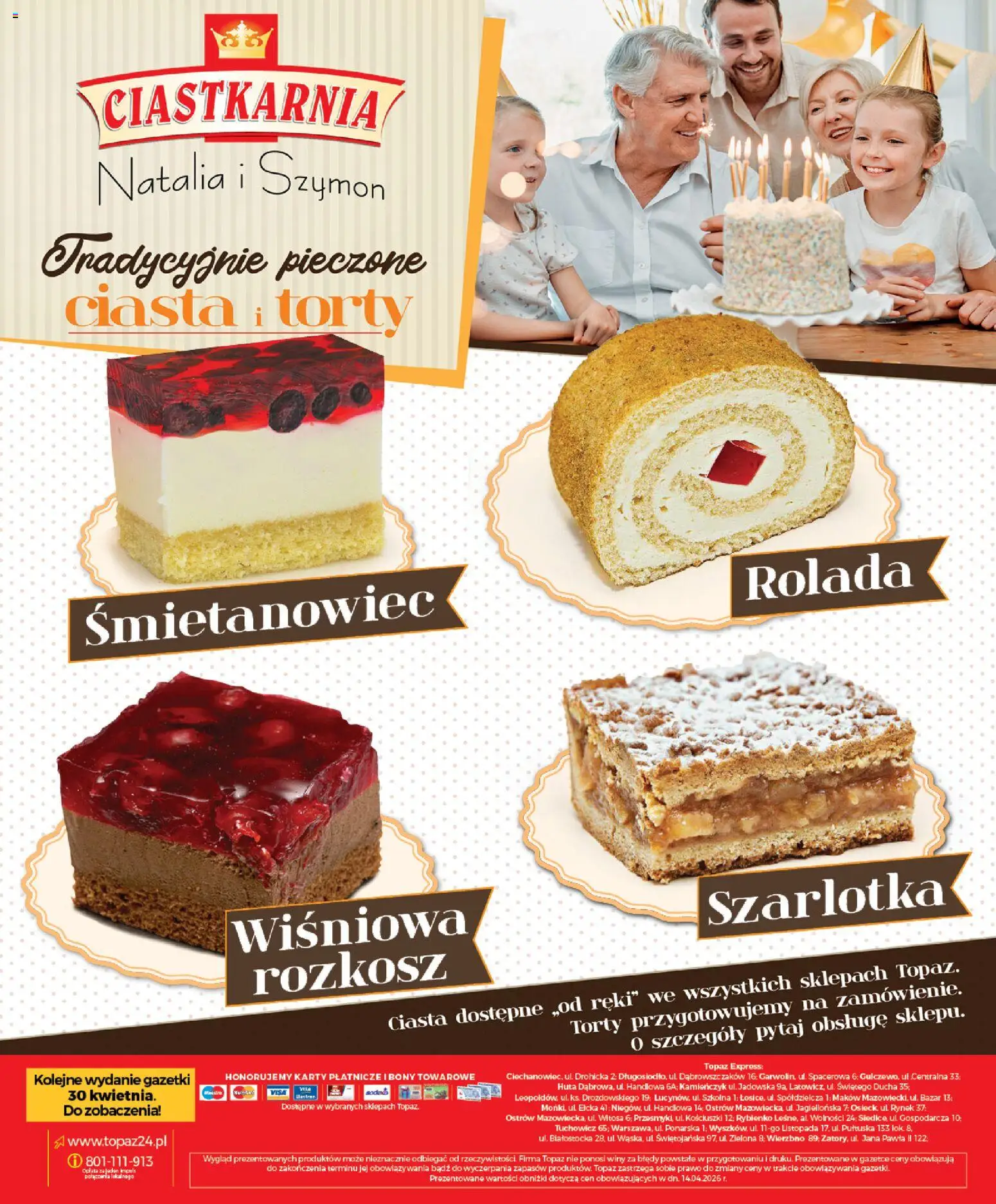 Topaz gazetka - Express od 23.04.2026 | Strona: 28 | Produkty: Rolada