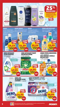 Ofertele PENNY valabile de la 25.02.2026 | Pagină: 5 | Produse: Serum, Pudră, Balsam, Apă micelară
