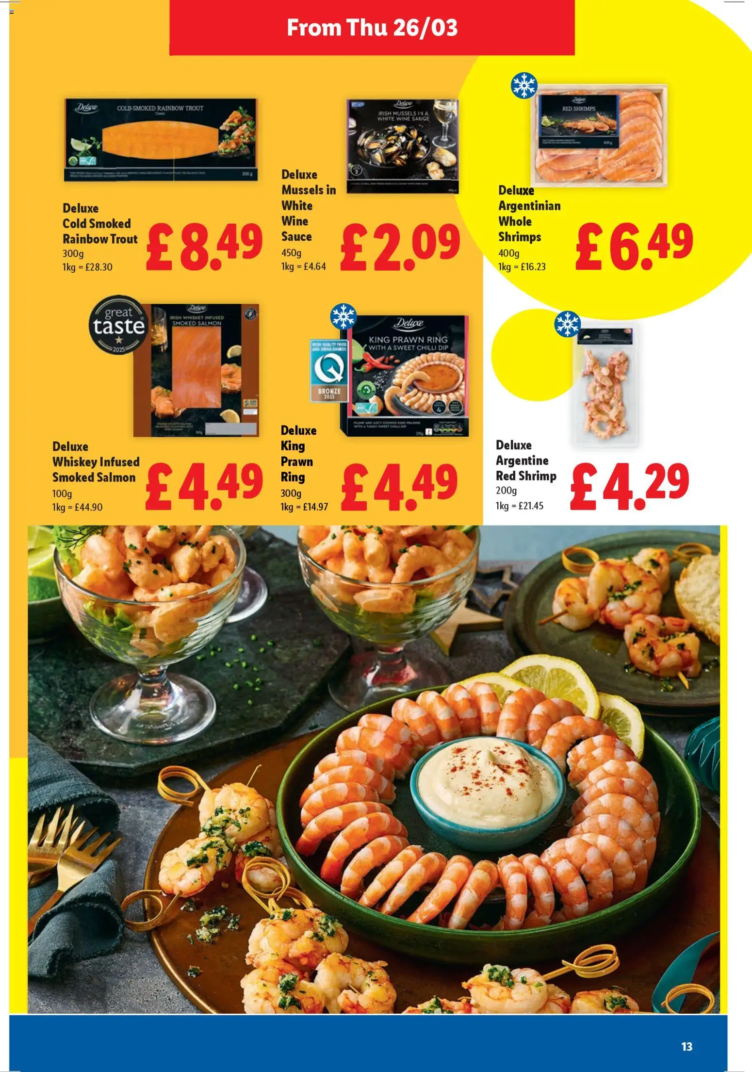 {H1} | Page: 13 | Products: Sauce, Salmon, Wine, Whiskey