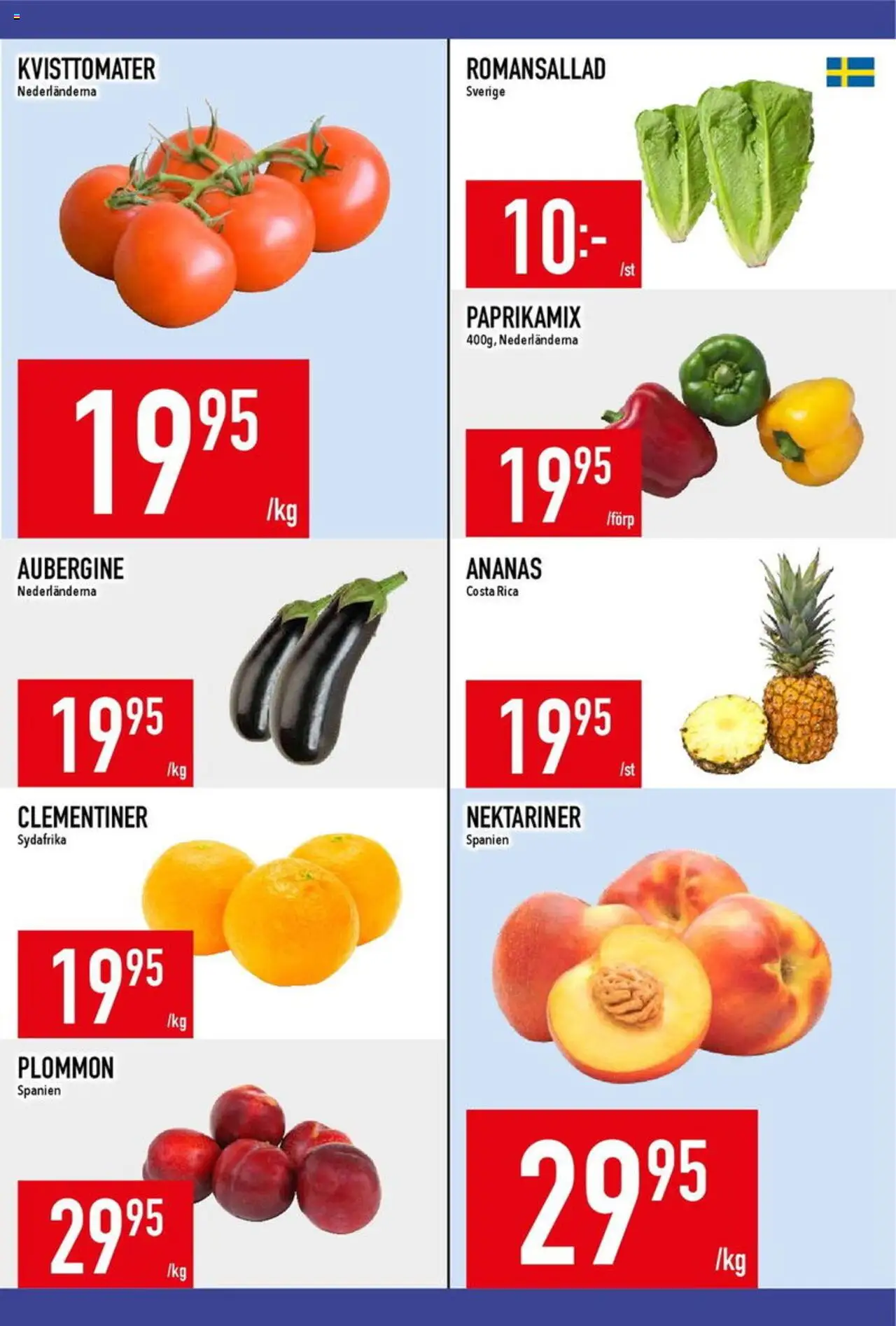 Matdax reklamblad aktuell från 04.08.2025 | Sida: 12 | Produkter: Plommon, Romansallad, Ananas, Aubergine