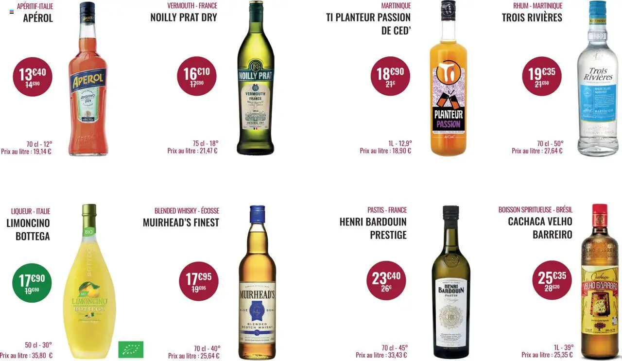  | Page: 11 | Produits: Whisky, Pastis, Liqueur, Rhum