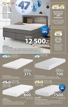 JYSK - Tilbudsavis gyldig fra 10.04.2026 | Side: 12 | Produkter: Madras, Søm