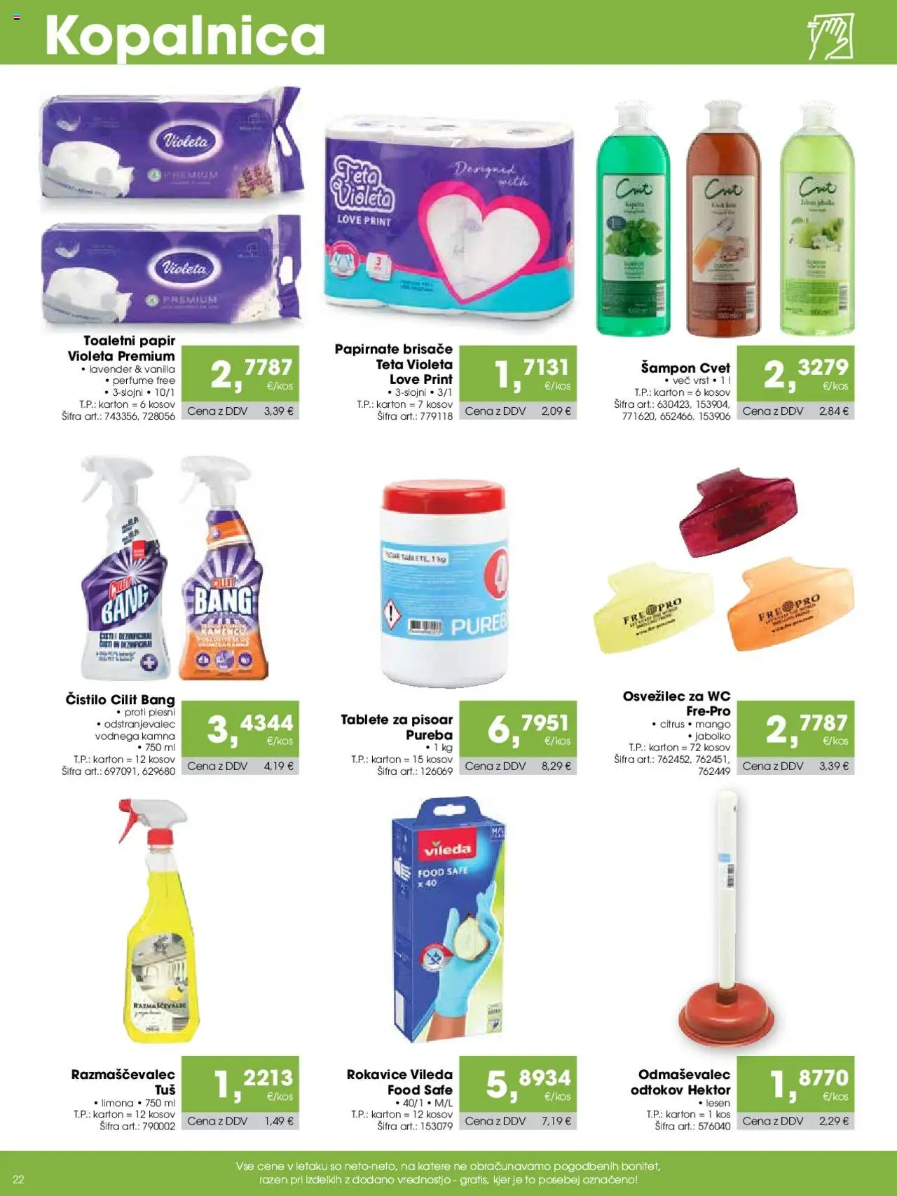 Novi Tuš katalog ponudbe – veljaven od 07.09.2025 | Stran: 22 | Izdelki: Papirnate brisače, Kos, Sampon, Mango