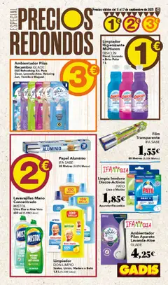 Gadis folleto │ válido desde el 11.09.2025 | Página: 43 | Productos: Fragancia, Lima, Lavavajillas, Baño