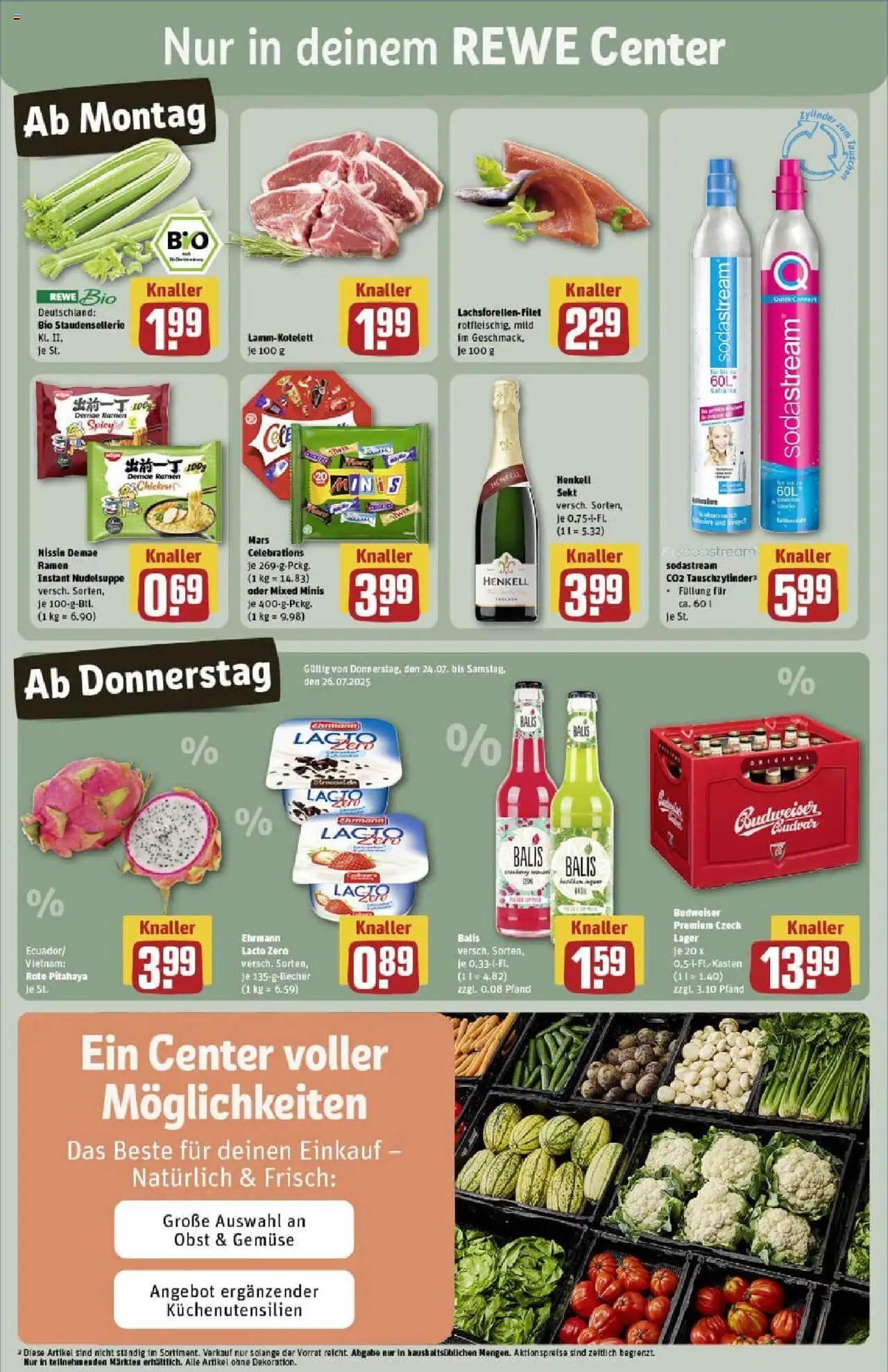 Rewe prospekt Bad Zwischenahn	 - gültig ab dem 20.07.2025 | Seite: 3 | Produkte: Sekt, Celebrations, Mars, Obst