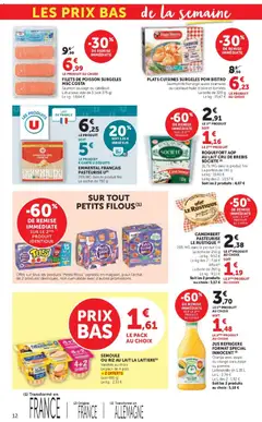 Super U - Prévisualisation de Super U - Les prix bas de la semaine valide à partir de 17.03.2026 | Page: 12 | Produits: Huile D'olive, Pomme, Tomates, Saumon