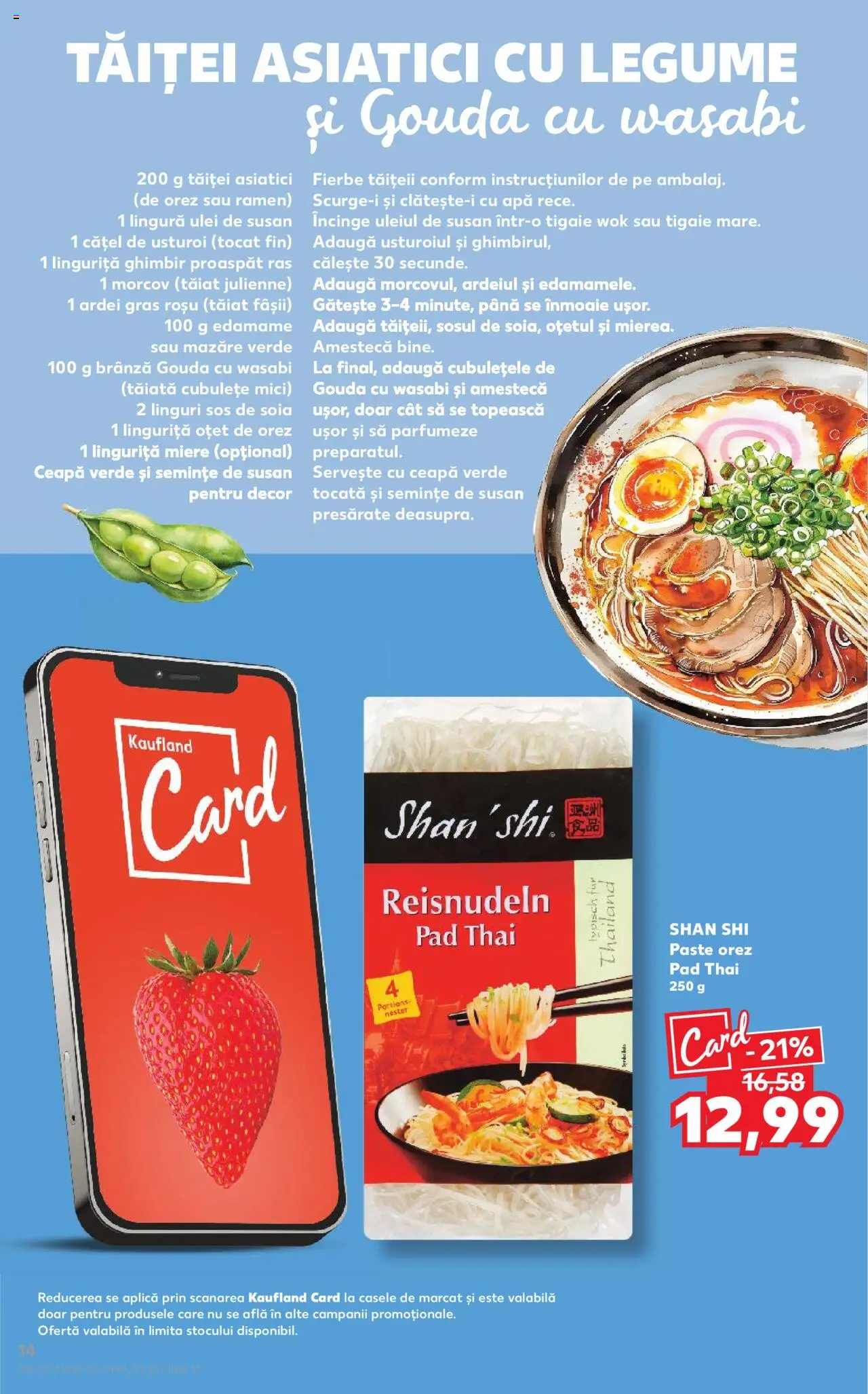 Kaufland RO akciós ujság - amely érvényes a következő dátumtól: 24.09.2025 | Oldal: 14 | Termékek: Gouda, Wasabi