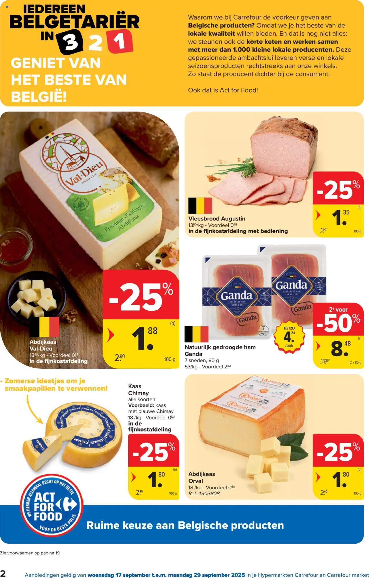  | Pagina: 2 | Producten: Ham, Kaas