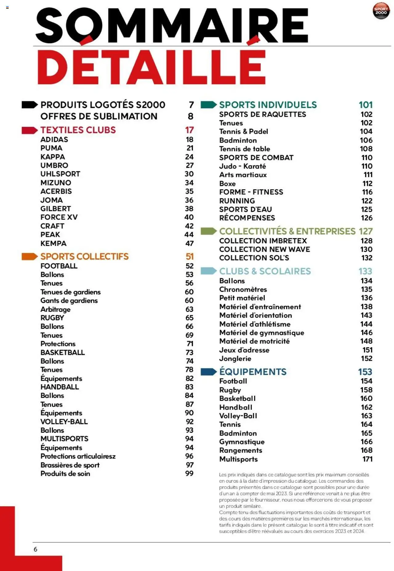 {H1} | Page: 6 | Produits: Table, Jeux, Gants