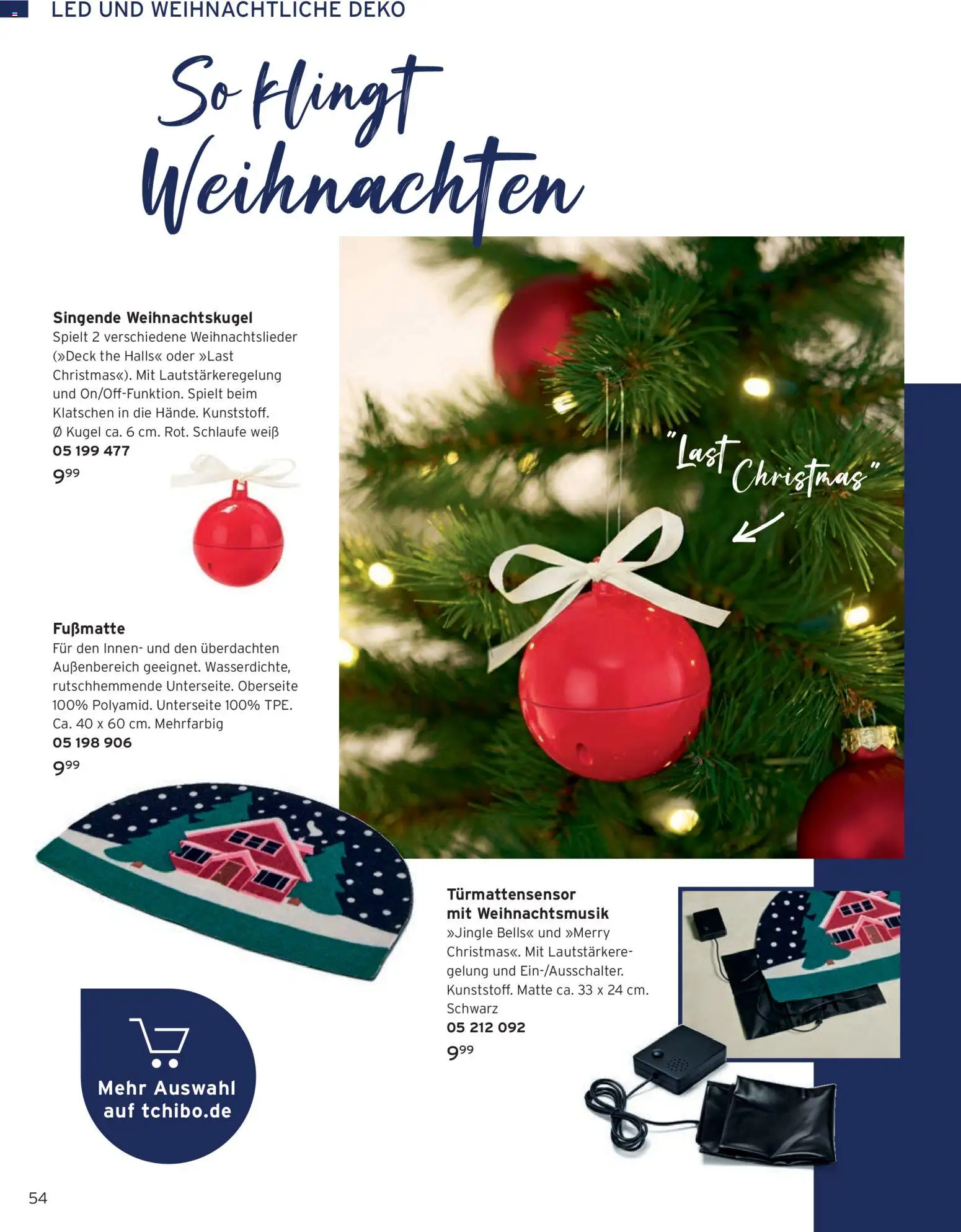 Angebote Tchibo – gültig ab 01.11.2025 | Seite: 54 | Produkte: Fußmatte
