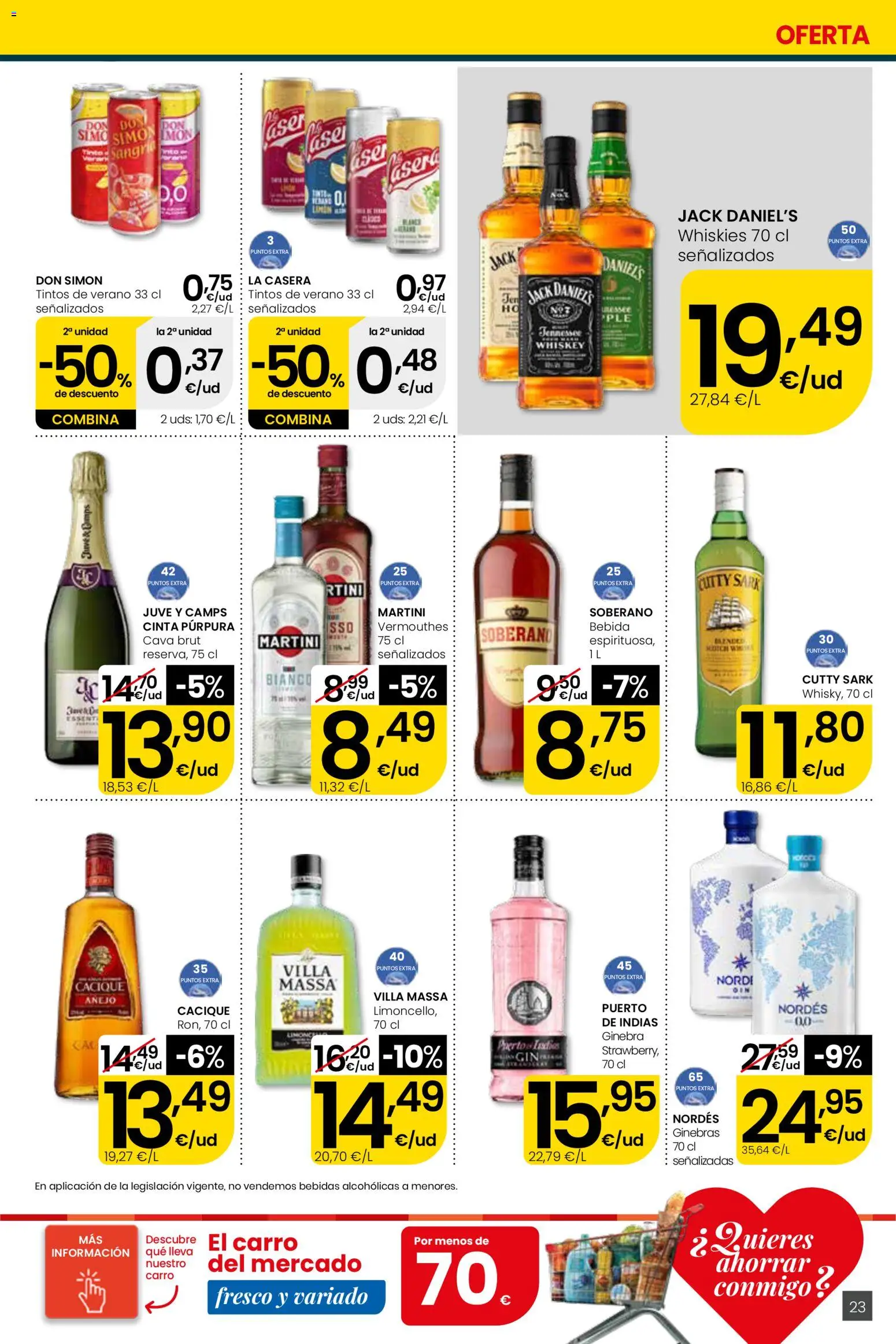 Eroski Quieres ahorrar conmigo │ válido desde el 16.04.2026 | Página: 23 | Productos: Ginebra