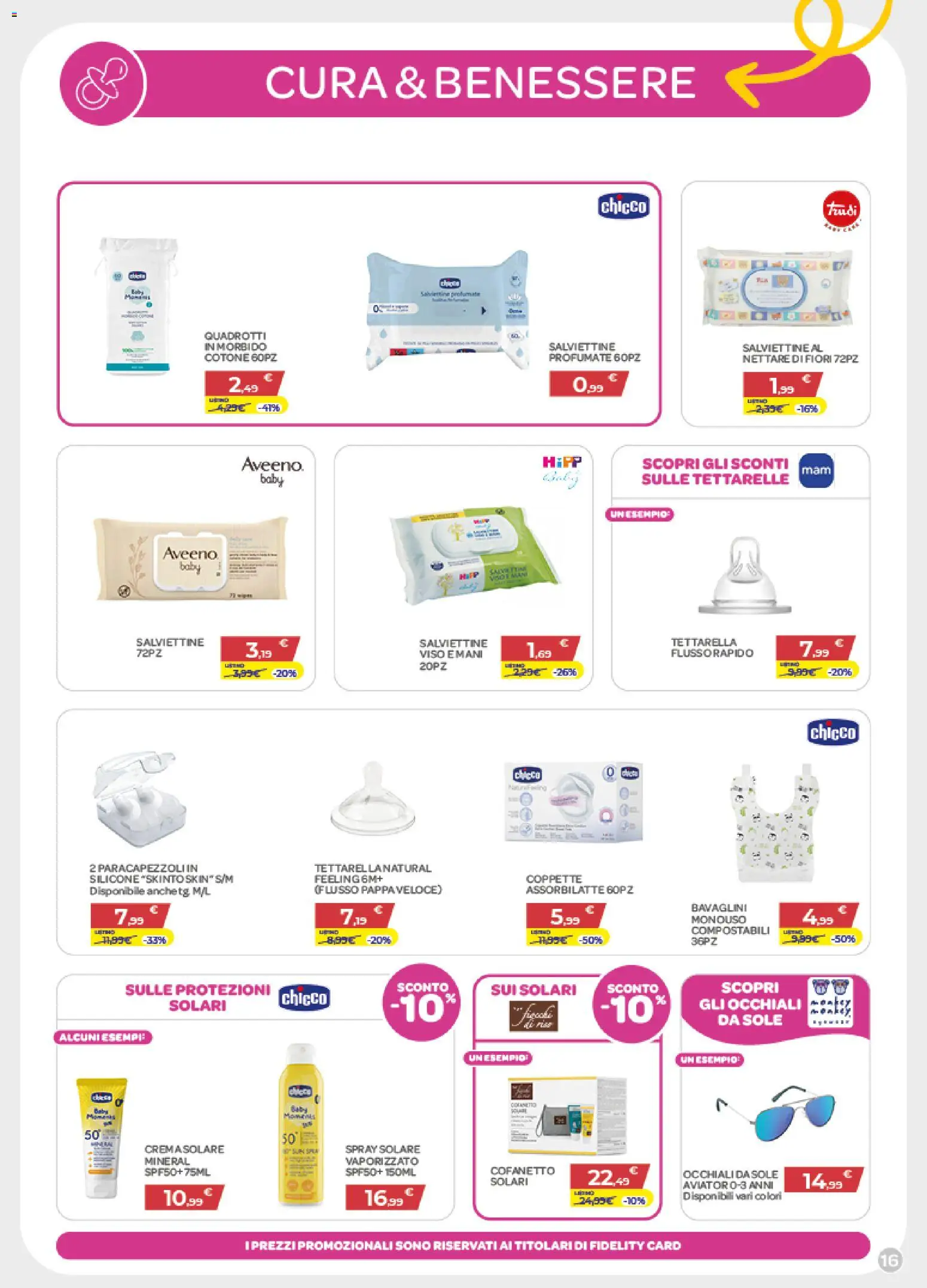 Volantino Bimbo store del 02.04.2026 | Pagina: 16 | Prodotti: Occhiali, Silicone