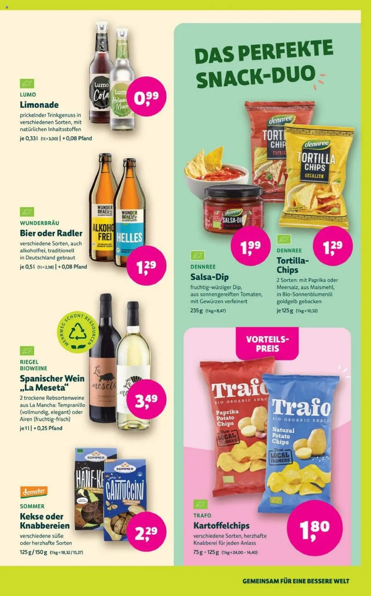 BioMarkt Prospekt 	 – gültig ab 22.10.2025 | Seite: 11 | Produkte: Radler, Wein, Chips, Kekse