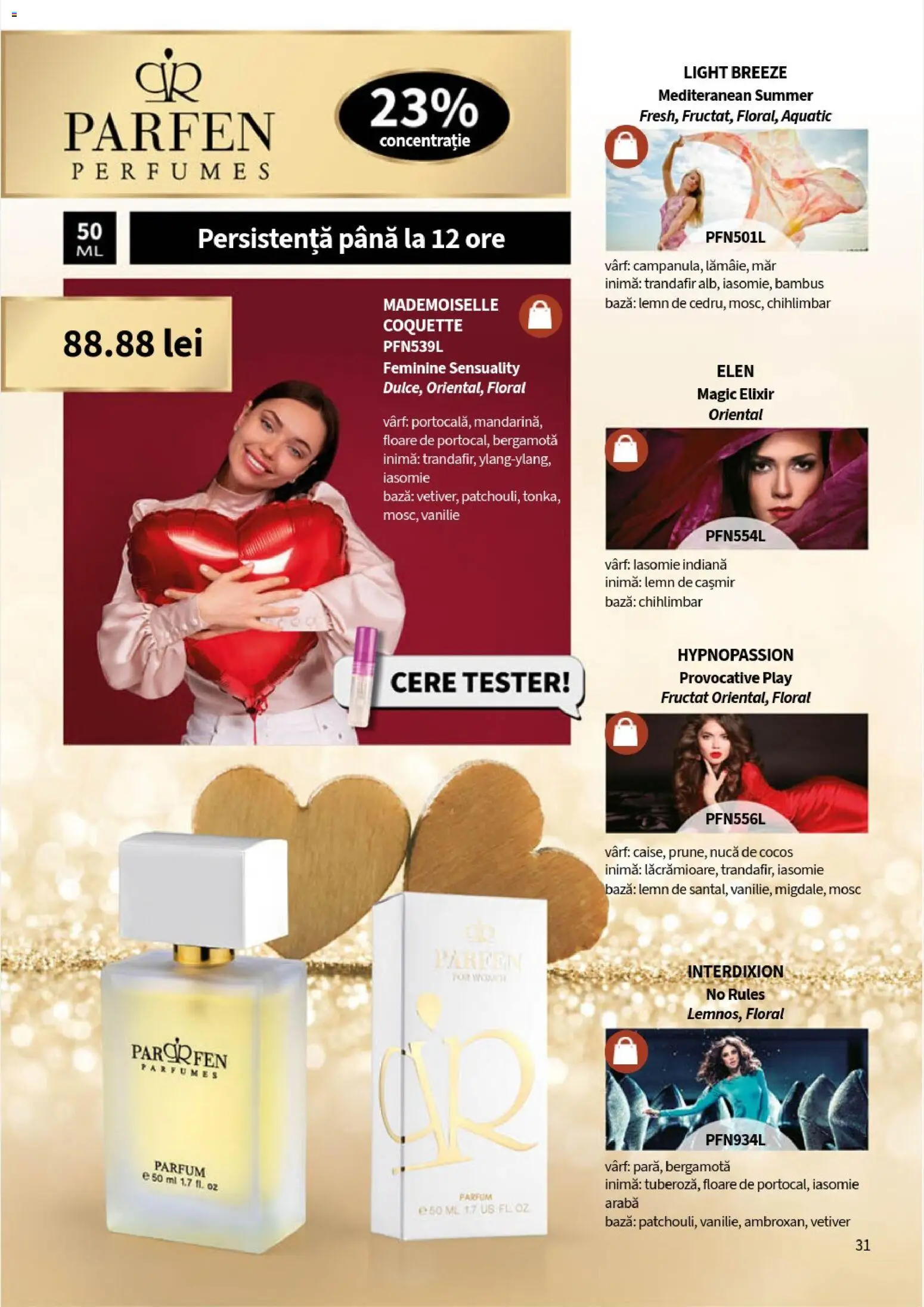 Noul catalog Lady’s – valabil de la 05.01.2026 | Pagină: 33 | Produse: Elixir, Trandafir, Parfum