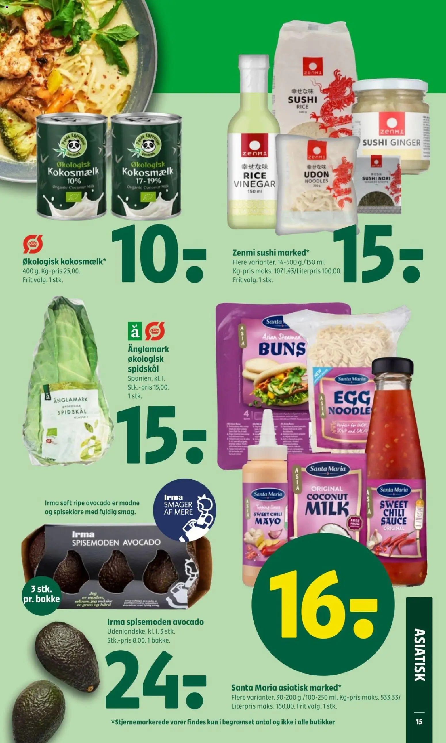 Coop 365 tilbudsavis – gyldig fra 08.01.2026 | Side: 17 | Produkter: Maske, Kokosmælk, Avocado, Sushi