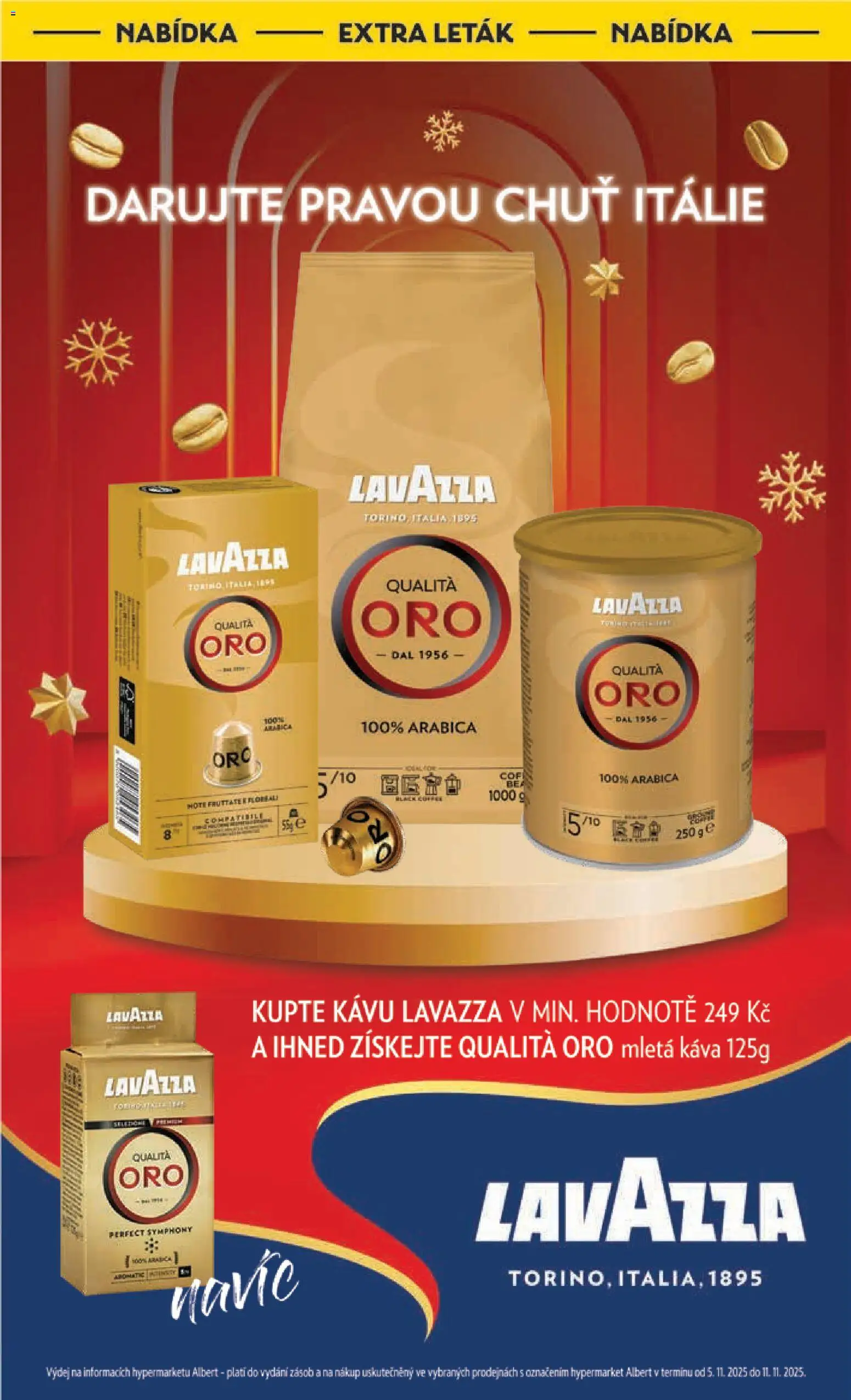 Albert leták - Hypermarket od 05.11.2025 | Strana: 11 | Produkty: Káva, Lavazza, Mletá káva